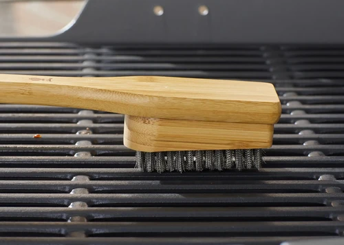 Weber® Bamboe Grillborstel (46 cm) - Close-up, Weber, BBQkopen