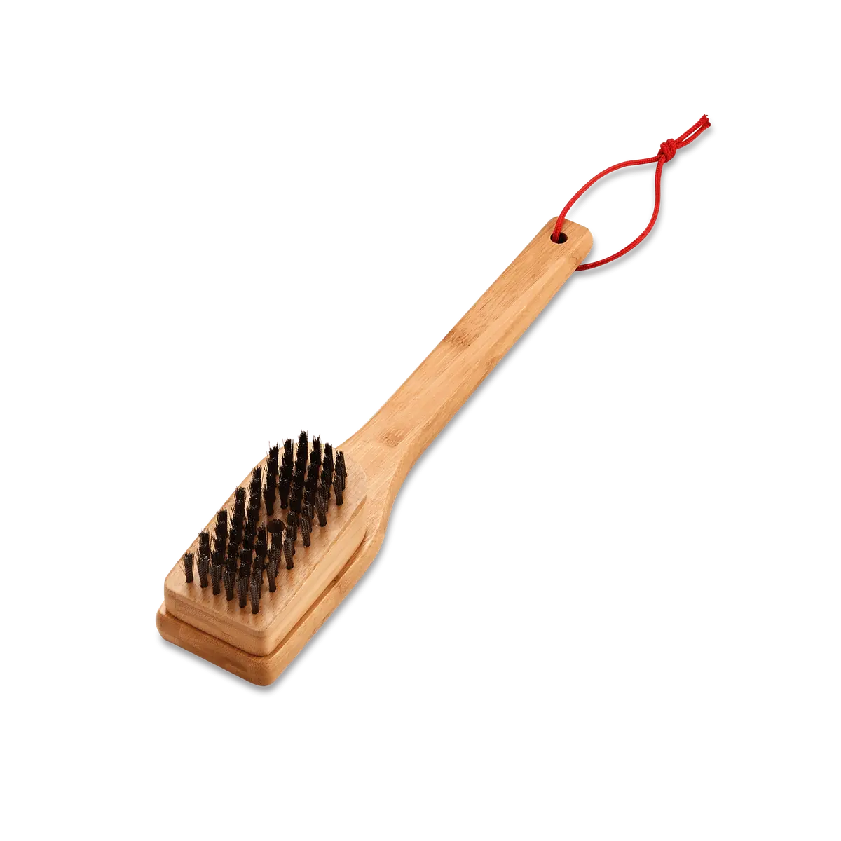 Weber® Bamboegrillborstel (30 cm), Schuin links, Weber, BBQkopen