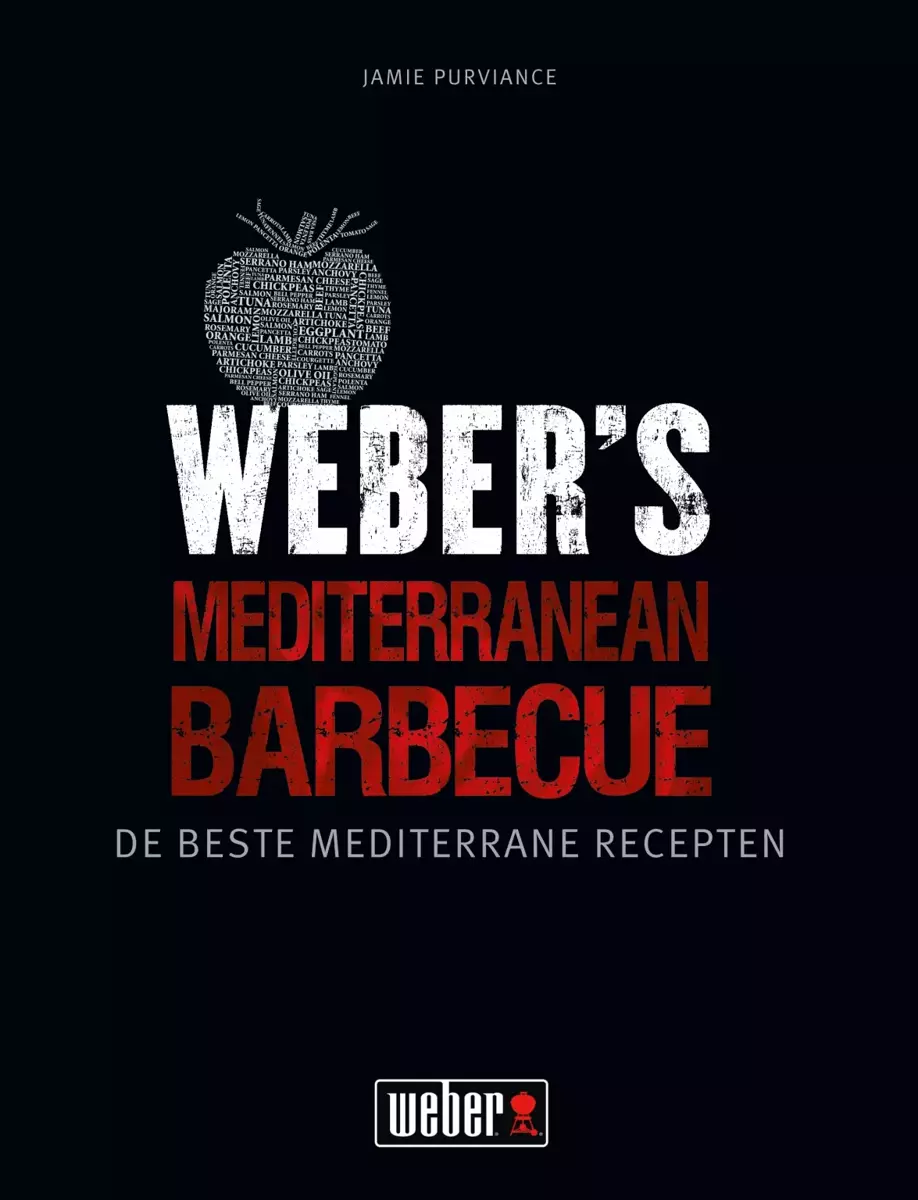 Weber BBQ Boek Weber's Kookboek Mediterranean Barbecue Purviance Nederlands Kookboek