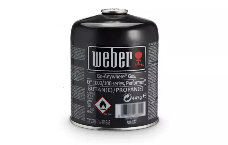 Weber Gasbusje 445 gram Butaan Propaan BBQ Gas