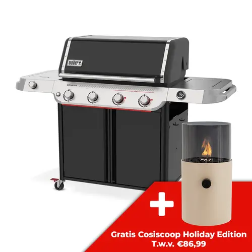 Weber Genesis E-435W Gasbarbecue Gas BBQ E435W Barbecue Zwart
