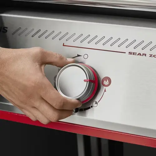 Genesis E-435 detail, Weber, BBQkopen.nl