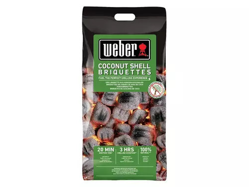 Weber kokosnoot briketten 4 kg - bbqkopen.nl