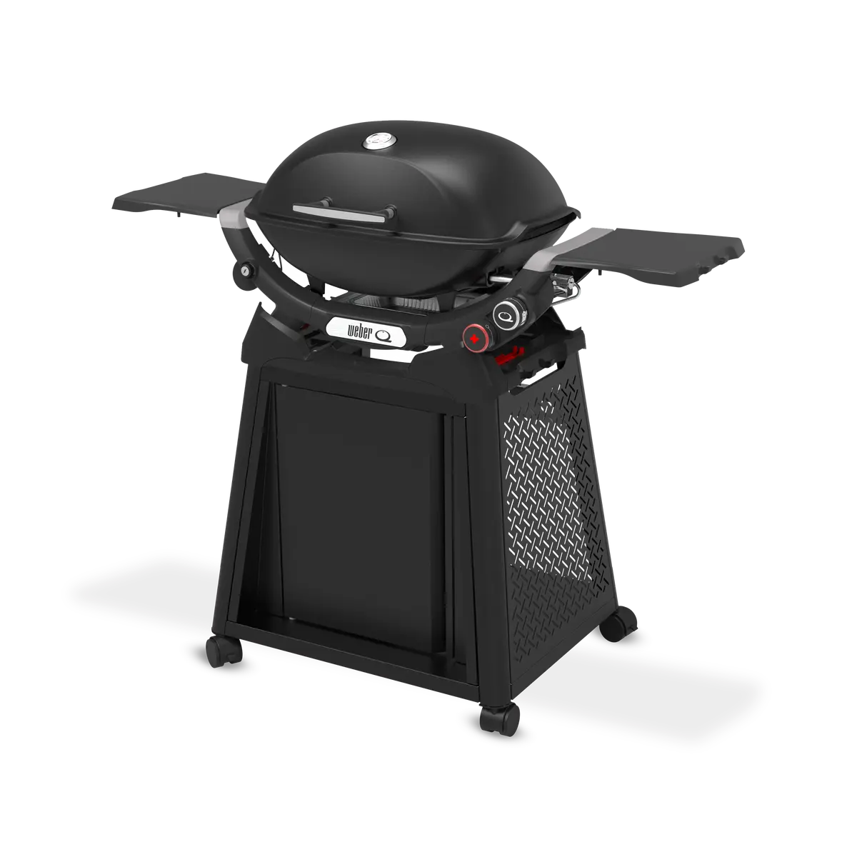 Weber Q2800N+ with Permanent Cart - Zijkant, Weber, BBQkopen