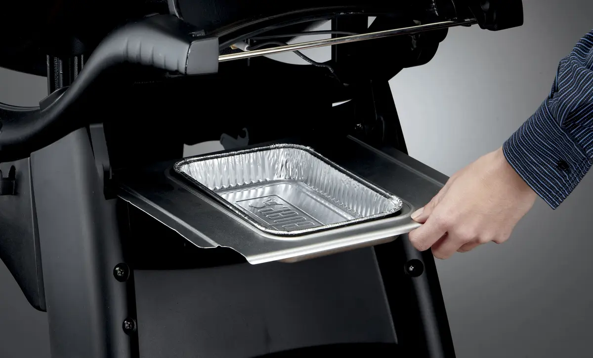 Weber® Q3200 Station Black, Weber® Q3200 Station Black, Vetopvangbak 2, Weber, BBQkopen Weber, BBQkopen