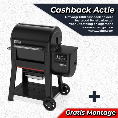 Weber Searwood 600 Pellet BBQ Barbecue Grill Smoker - afbeelding 1
