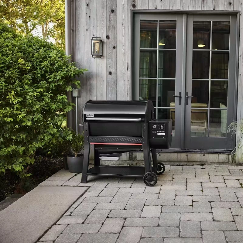 Weber Searwood XL 600 Pellet Grill - Sfeerbeeld, Weber, BBQkopen