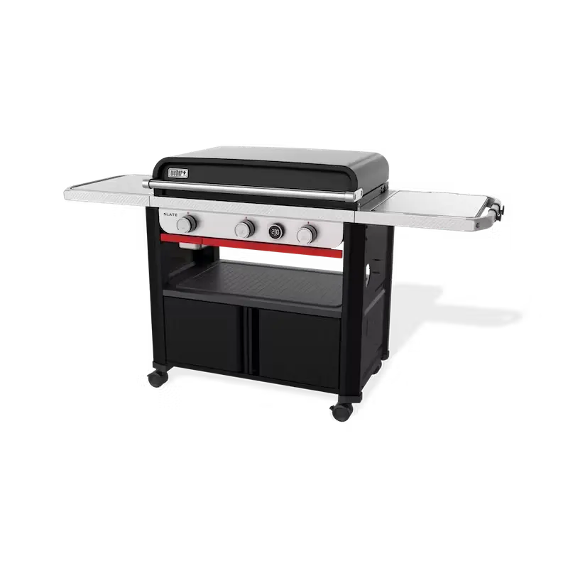 Plancha 76cm black, Weber, BBQkopen