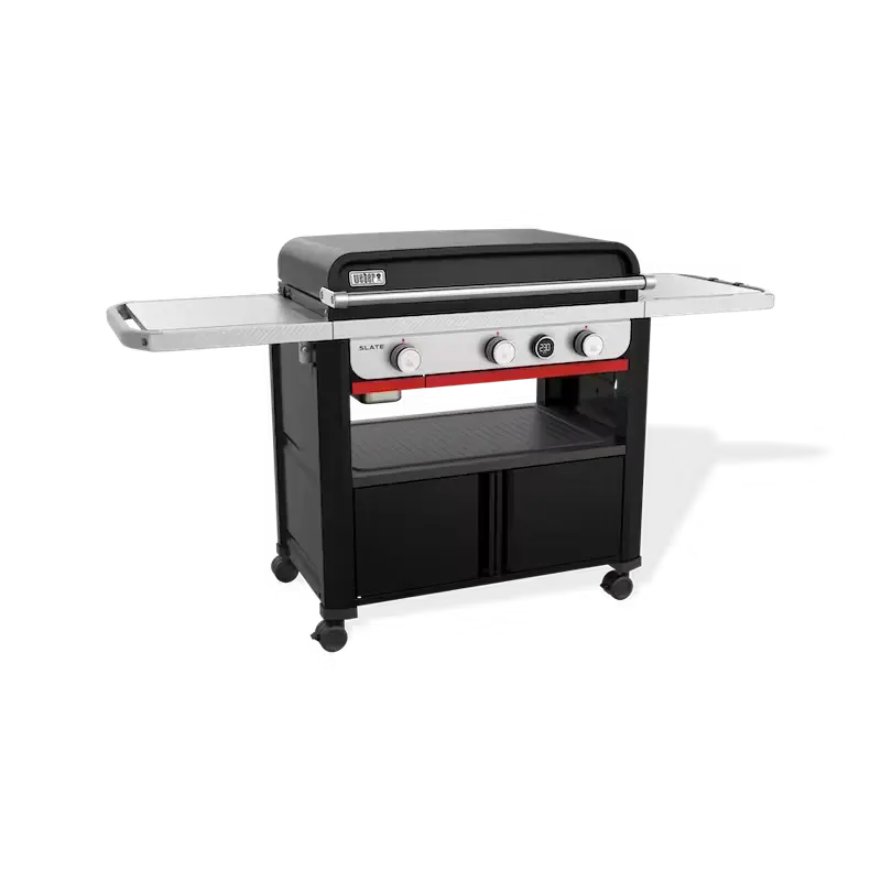 Plancha 76cm black, Weber, BBQkopen