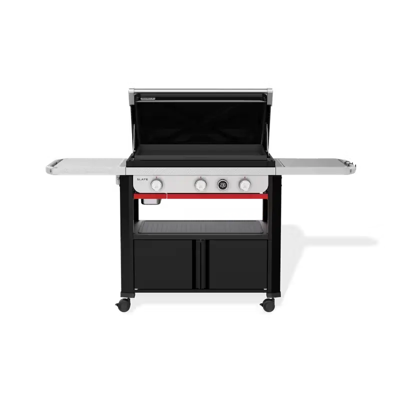 Plancha 76cm black, Weber, BBQkopen