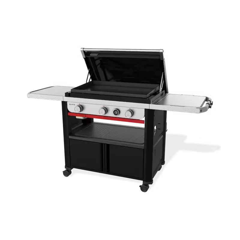 Plancha 76cm black, Weber, BBQkopen