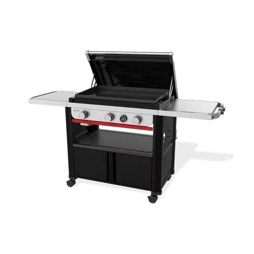 Plancha 76cm black, Weber, BBQkopen