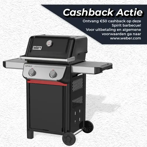 Weber Spirit E-210 Gasbarbecue Gas BBQ E210 Barbecue Zwart - afbeelding 1