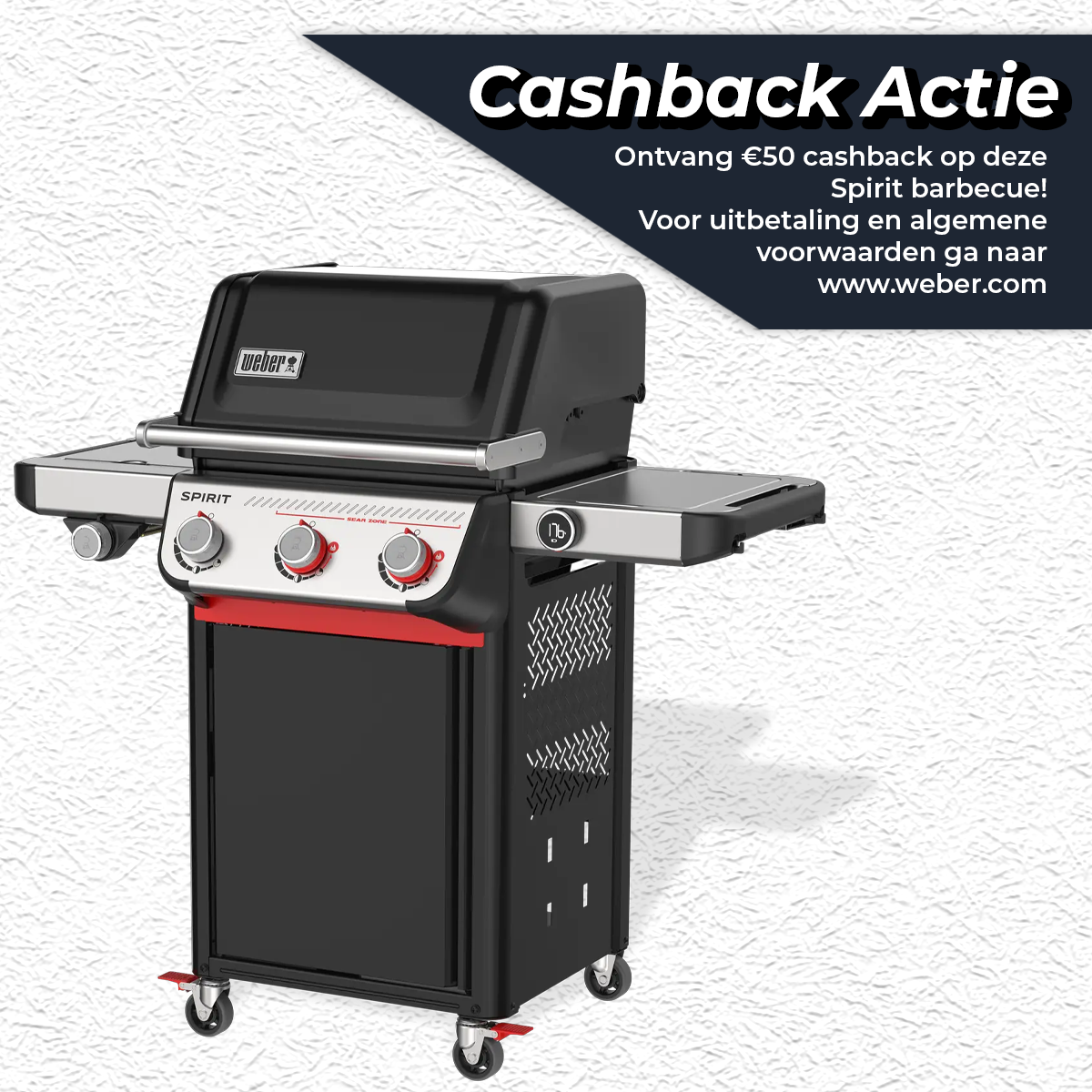 Weber Spirit EP-335 Gasbarbecue Gas BBQ EP335 Barbecue Zwart GBS - afbeelding 1