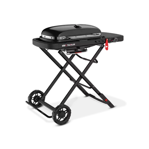 Weber traveler stealth  zijaanzicht 1 - bbqkopen.nl