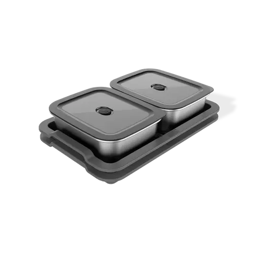 Weber Works BBQ Serveer Set Serving Kit Tray Prep Containers Dienblad