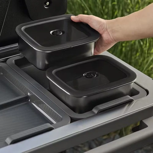 Weber Works Prep Containers Set van 2 - Sfeerbeeld, Weber, BBQkopen