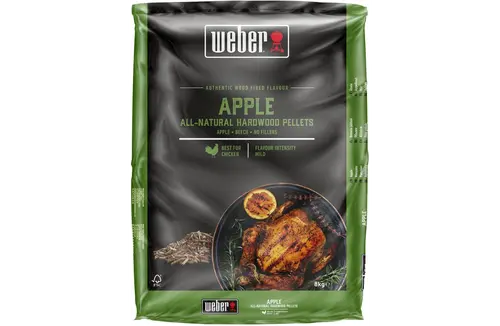 Wood pellets fsc apple, Weber, bbqkopen