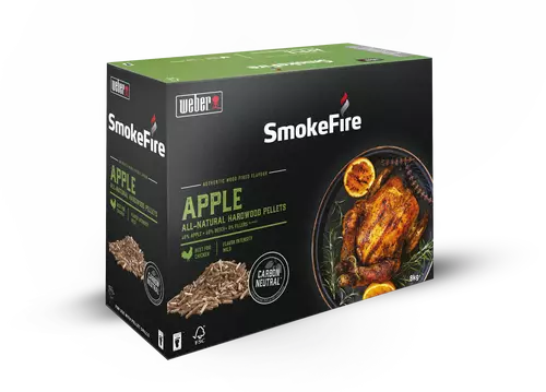 Wood pellets fsc apple, Weber, bbqkopen