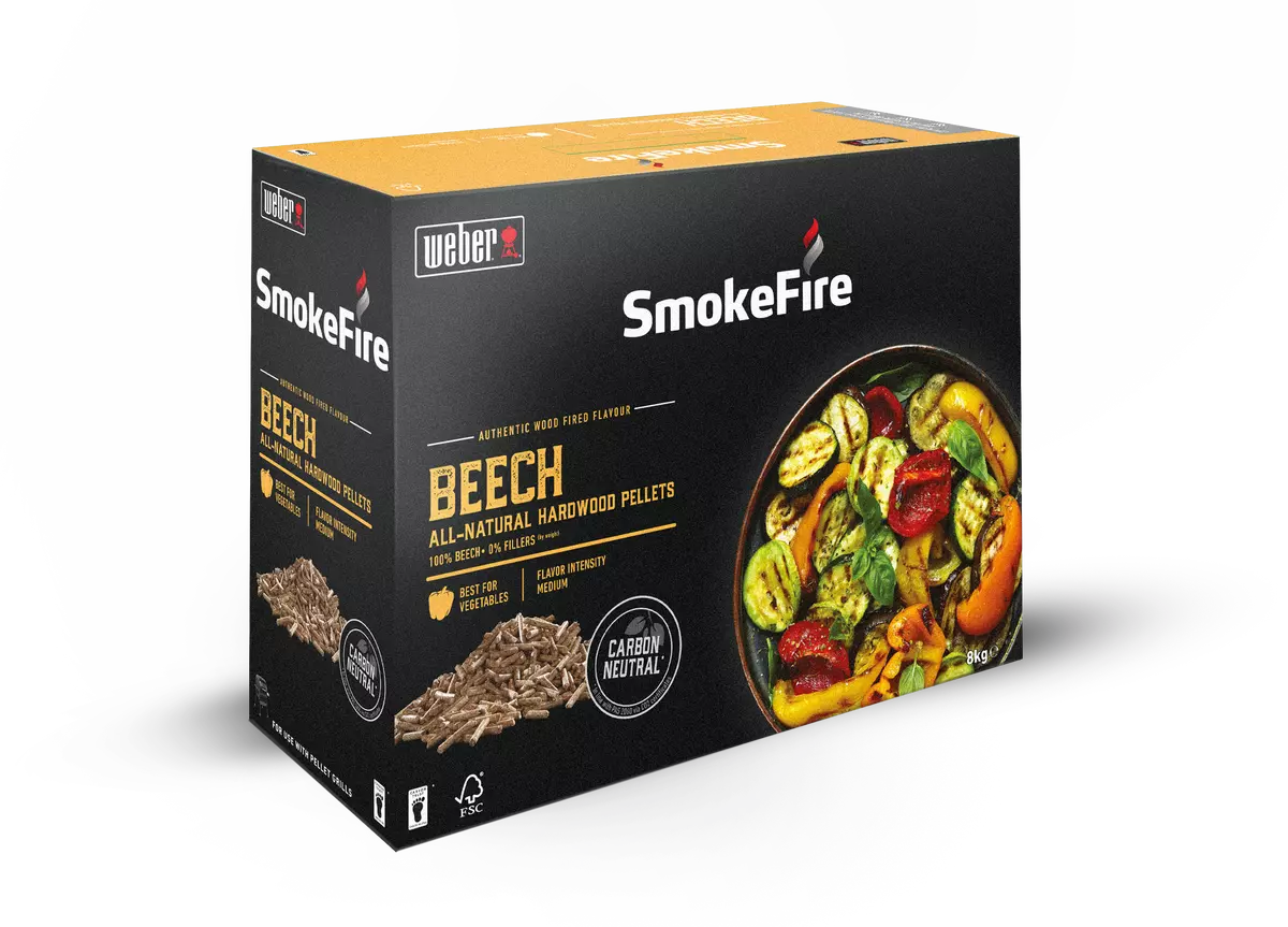 Wood pellets fsc beech, Weber, bbqkopen