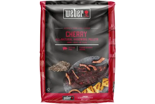 Wood pellets fsc cherry, Weber, bbqkopen