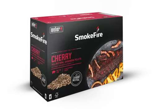 Wood pellets fsc cherry, Weber, bbqkopen